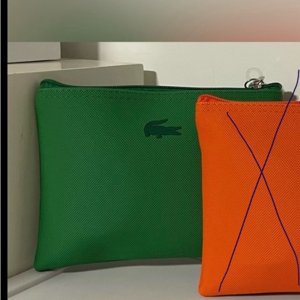 Lacoste Vibrant Green Toiletries Kit